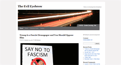 Desktop Screenshot of evileyebrow.com